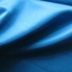 Blue color acetate fabric for garment lining.