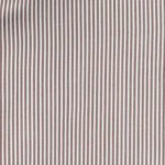 White and burgundy stripe oxford cotton for shirts, dresses, and ties.