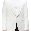 Shawl collar dinner jacket white for men.
