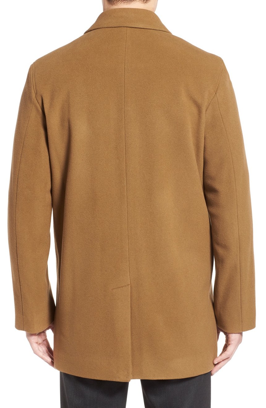 men's debonair coat full back view