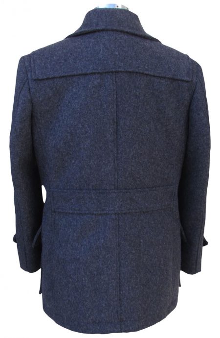 Men's double breasted long peacoat | Baron Boutique
