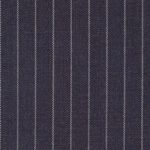 Gray Merino Wool With Bold Chalk Stripes
