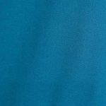 Teal color acetate fabric for garment lining.