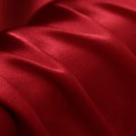 Blood-red satin silk for shirts, dresses, linings, and more.