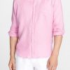 Men's linen shirts in pink.