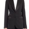 Jacket's view of mens inspired tuxedo for women.