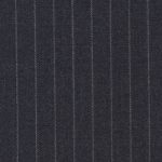 Super 120s 100% medium weight worsted wool in grey with medium chalk stripes suitable for all seasons.
