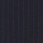 Super 120s 100% medium weight worsted wool in charcoal with medium chalk stripes suitable for all seasons.
