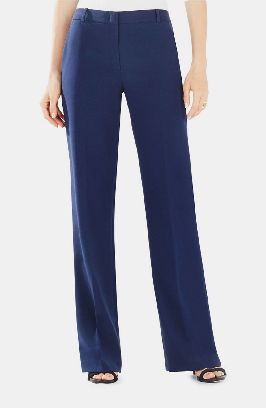 Womens navy blue boutique flare pants.