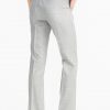 Women's workwear relaxed fit pants full back view.