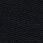 Black twill cotton heavy for coats, jackets, pants, and vests.