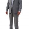 James Bond Skyfall grey suit full front view.