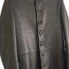 Neo leather trench coat replica from Matrix 2, a front close view.