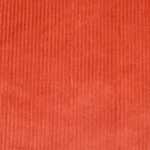 100% cotton corduroy narrow wale fabric in red suitable for suits, dresses, jackets, pants, skirts, and vests. 5 oz per square yard.