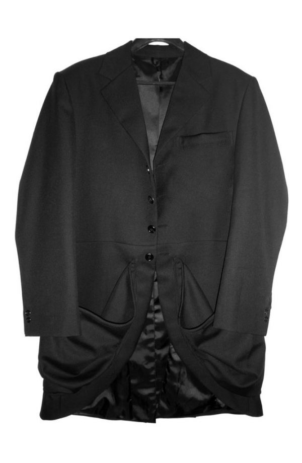 2nd Doctor Who coat costume in black - Free Shipping - Free Test Coat