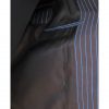 Womens 10th Doctor Who brown pinstripe suit interior view.