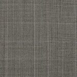 Super 130s 9 Oz worsted wool in light tan glen plaid with checks suitable for suits, jackets, pants, dresses, skirts, and vests.