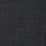 Super 130s 9 Oz worsted wool in dark grey glen plaid with checks suitable for suits, jackets, pants, dresses, skirts, and vests.