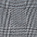 Super 130s 9 Oz worsted wool in grey glen plaid suitable for suits, jackets, pants, dresses, skirts, and vests.
