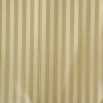 Beige color smooth rayon viscose fabric with self stripes ideal for vests, dresses, shirts, and garment lining.