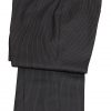 The charcoal grey pinstripe suit pants to cosplay James Bond from Skyfall, a full front view.