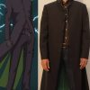 Darker Than Black Hei cosplay trench coat comparison view.