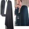 Dryden Vos Costume from Solo: A Star Wars Story. A side-by-side comparison view.