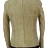 James Bond Morocco matchless suede jacket from Spectre, a full back view.
