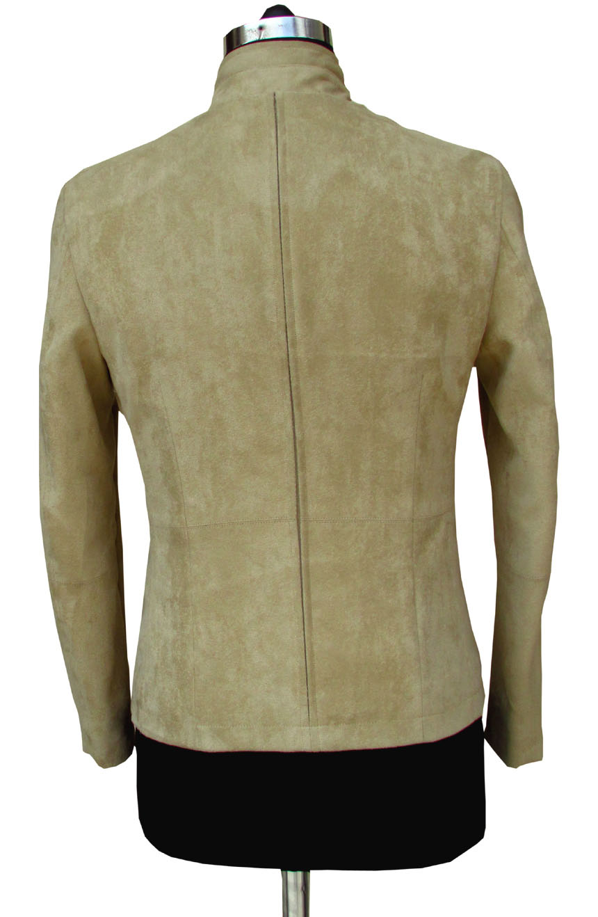 James Bond Morocco matchless suede jacket from Spectre, a full back view.