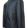 Tom Cruise leather jacket replica from Minority Report. A full side view.