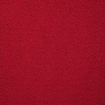 Red super 130s worsted wool plain in gabardine weave suitable for suits, jackets, pants, dresses, skirts, and vests.