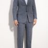 Blue linen suits for men lightweight enough for summer.