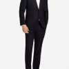 Slim fit Peak lapel tuxedo suit for men.