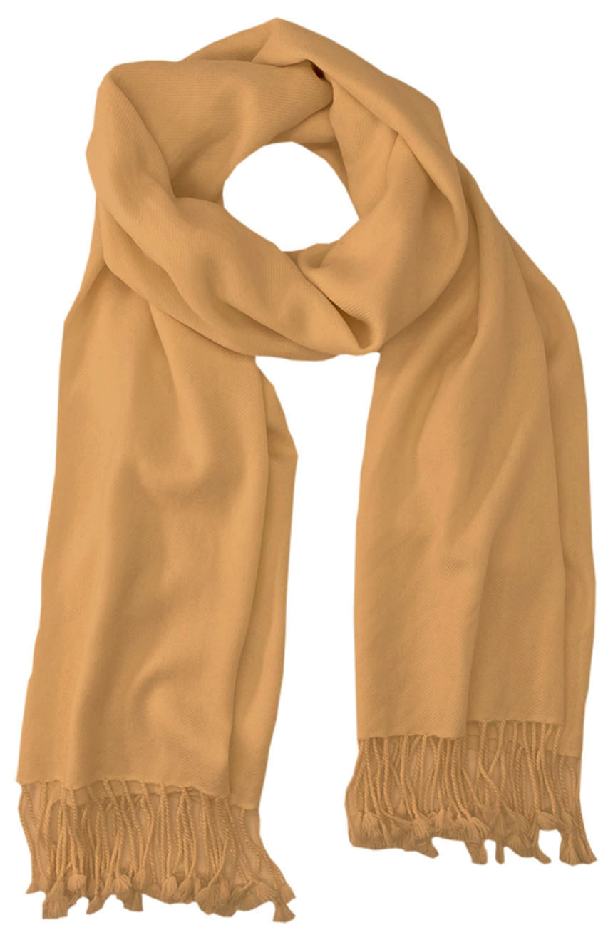 Shea Butter cashmere pashmina and silk blend full-size shawl in single-ply twill weave with 3 inches tassel. 