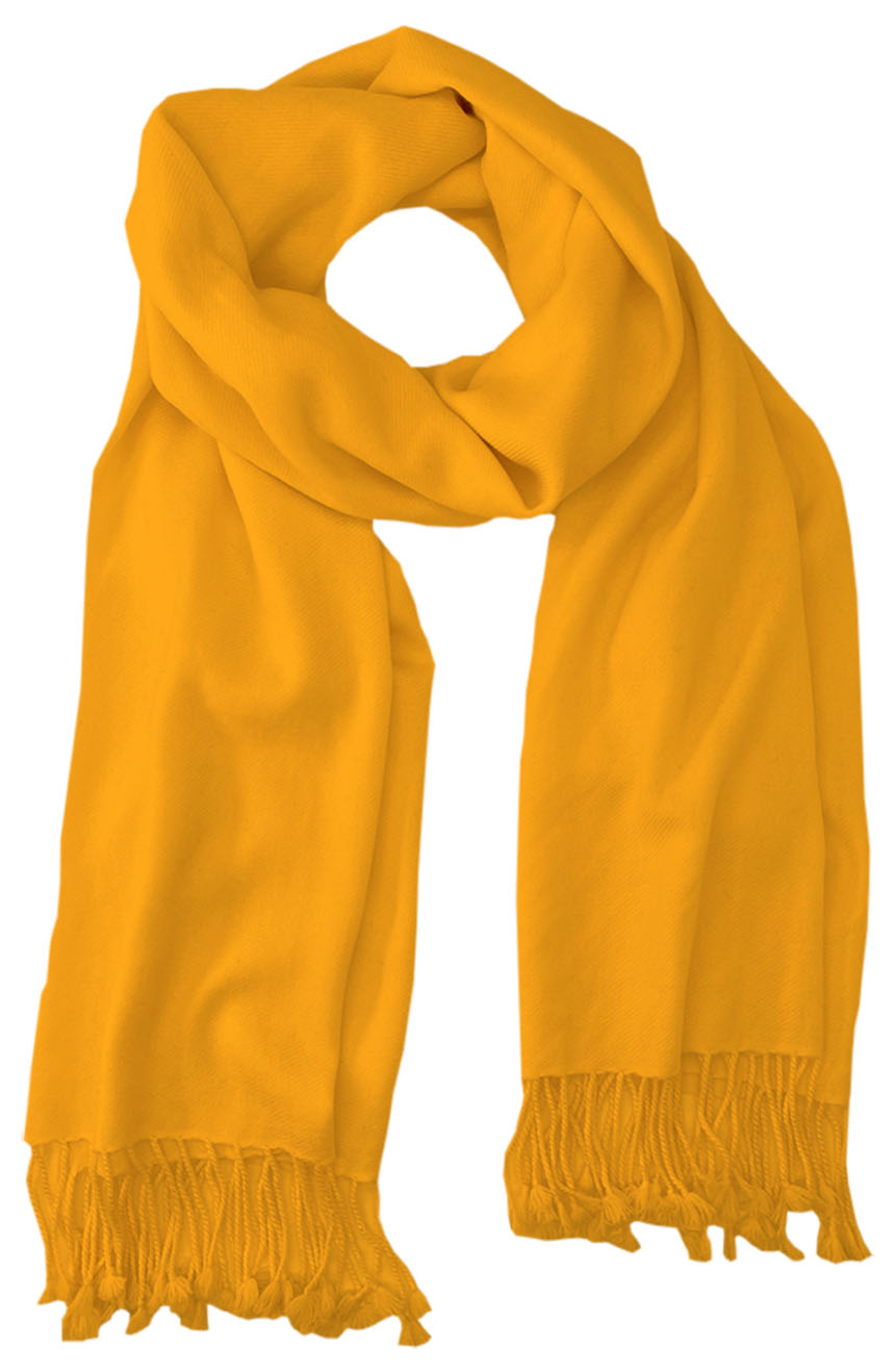 Honey cashmere pashmina and silk blend full-size shawl in single-ply twill weave with 3 inches tassel. 