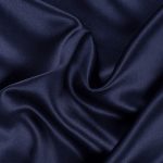 Navy satin silk for two face neckties.