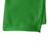 Custom silk pocket squares handmade in solid green color satin silk.