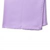 Custom silk pocket squares handmade in solid lilac color satin silk.