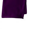 Custom silk pocket squares handmade in solid royal purple color satin silk.