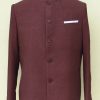 Silk Nehru jacket from James Bond movie Dr. No. A full front view.