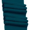 Pure cashmere blanket for baby in green teal super soft promotes the best sleep.