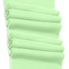 Pure cashmere blanket for baby in pastel green super soft promotes the best sleep.