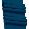 Pure cashmere blanket for baby in petrol blue super soft promotes the best sleep.