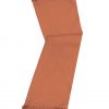 Rose Brown cashmere pashmina and silk-blend scarf in single-ply twill weave with 3 inches tassel.
