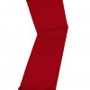 Scarlet cashmere pashmina and silk-blend scarf in single-ply twill weave with 3 inches tassel.