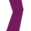 Plum cashmere pashmina and silk-blend scarf in single-ply twill weave with 3 inches tassel.