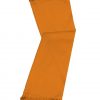 Ginger cashmere pashmina and silk-blend scarf in single-ply twill weave with 3 inches tassel.