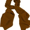 Cashmere wrap scarf womens in 100% cashmere brown sugar color, beneficial as a wedding wrap, travel wrap scarf, or a winter scarf.