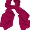 Cashmere wrap scarf womens in 100% cashmere royal pink color, beneficial as a wedding wrap, travel wrap scarf, or a winter scarf.