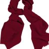 Cashmere wrap scarf womens in 100% cashmere garnet color, beneficial as a wedding wrap, travel wrap scarf, or a winter scarf.